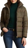 Lauren Ralph Lauren Plaid Puffer Jacket