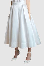 Coast Bridal Pleated Midi Skirt