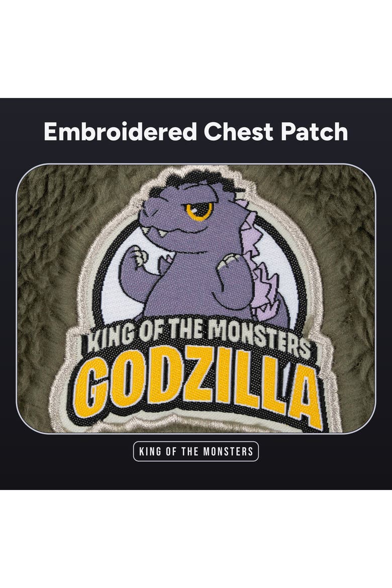 One Piece Coverall, Alternate, color, Godzilla Dark Grey
