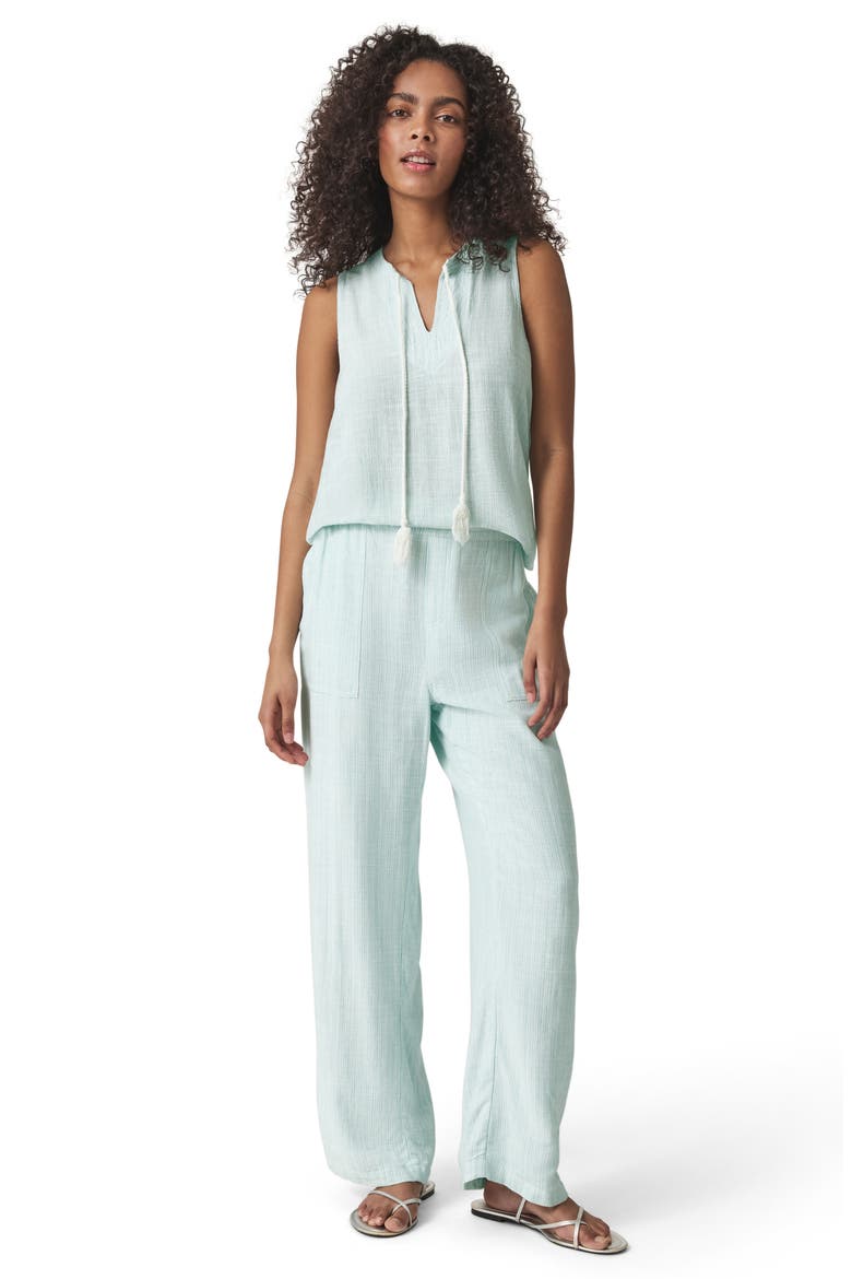 Layla Tank, Alternate, color, MINT STRIPE