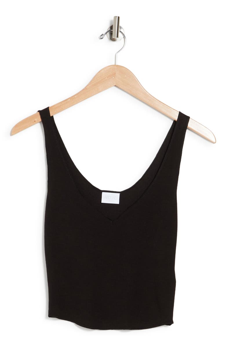 Abound Notch Neck Raw Edge Tank Top, Alternate, color, 
