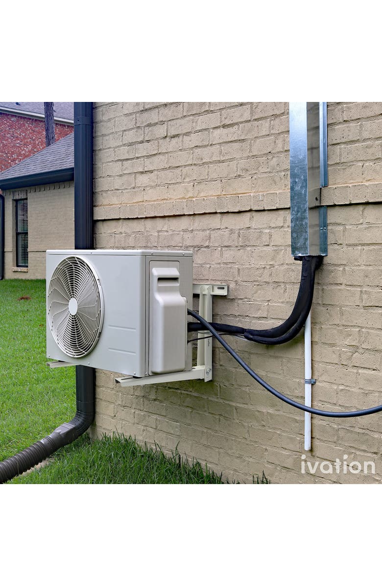 Ivation Outdoor Split Air Conditioner Bracket, Heavy-Duty Wall Mount Universal AC Support Bracket, Alternate, color, 