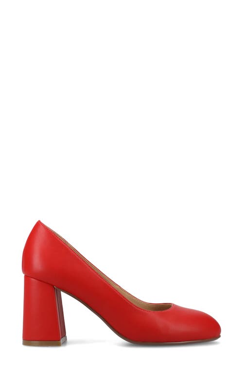 Journee Collection Seraphina Pump In Red