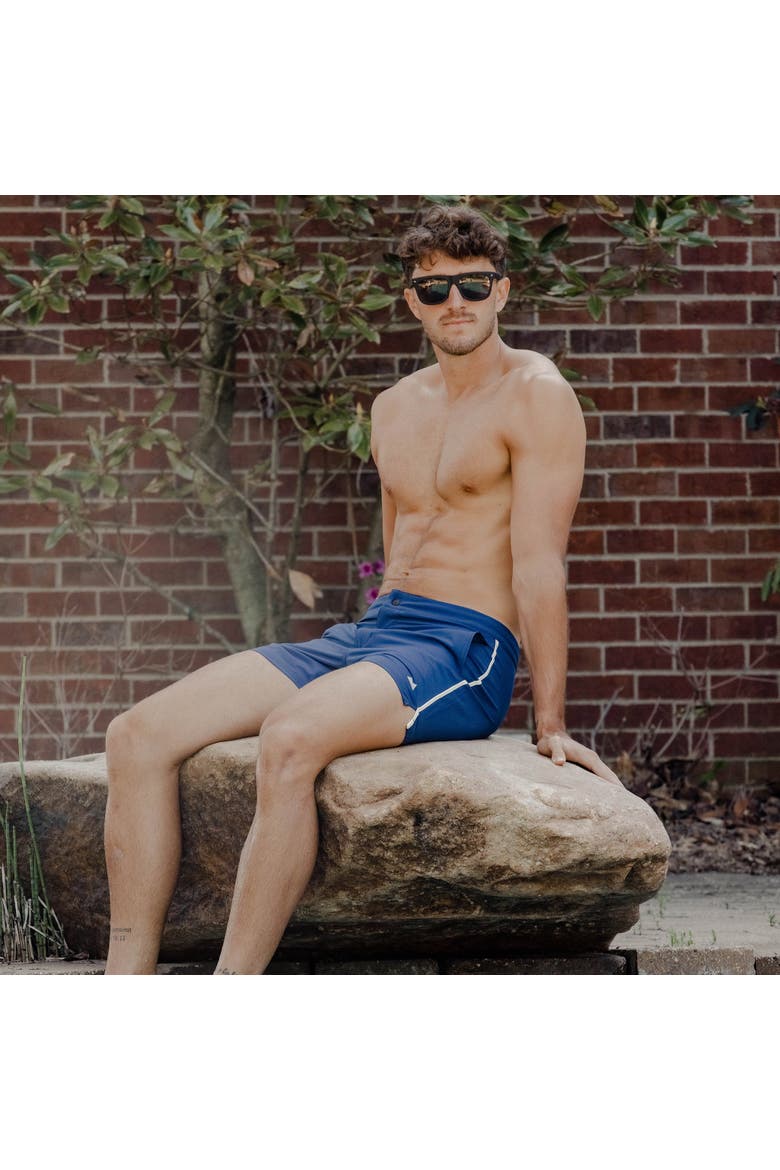 Sutro Swim Trunk, Alternate, color, Deep Indigo