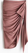 H&M Draped Tie-detail Skirt