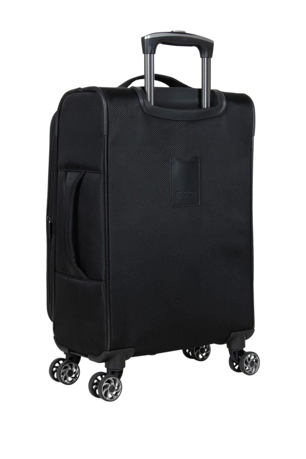 Kenneth Cole Reaction Rugged Roamer 20-Inch Dobby Softside Expandable Spinner Carry-On Luggage, Alternate, color, Black