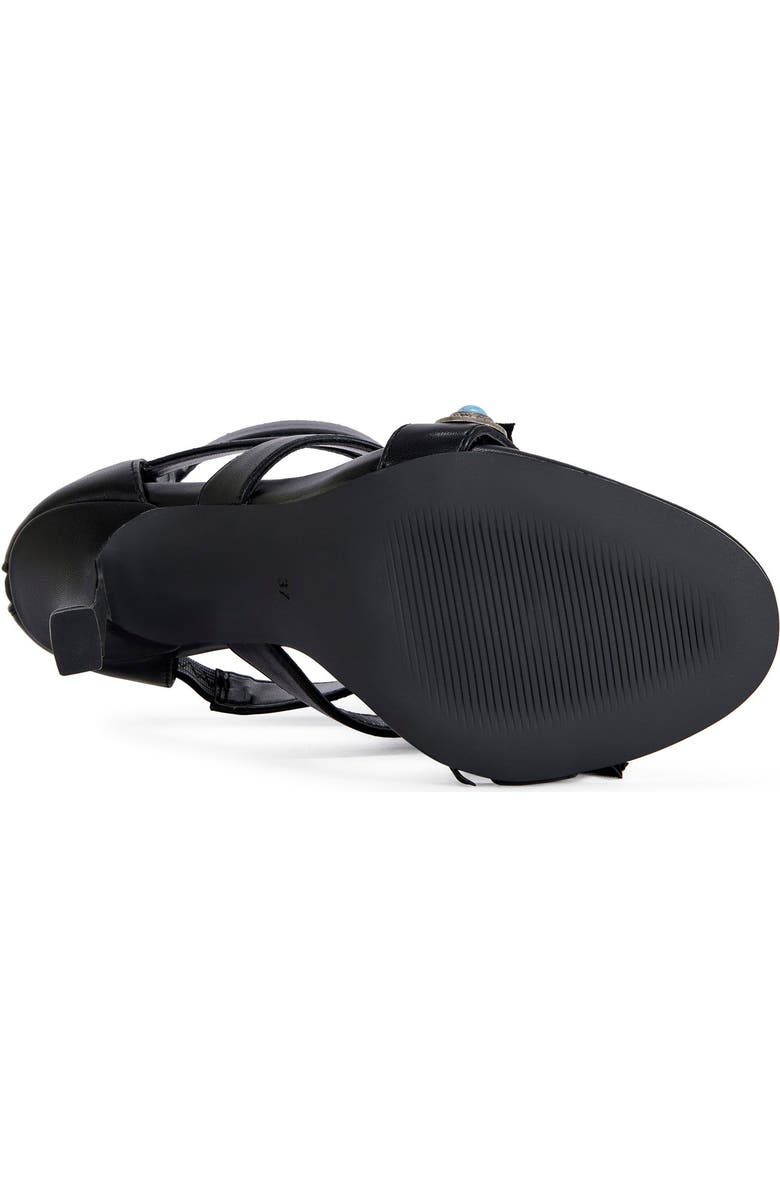 AZALEA WANG Sumac Stiletto Sandal, Alternate, color, Black