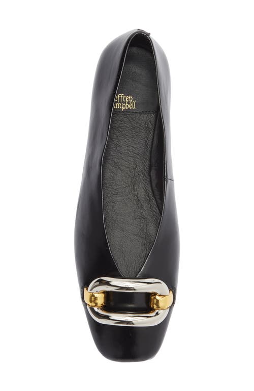 Jeffrey Campbell Figures Ballet Flat In Black