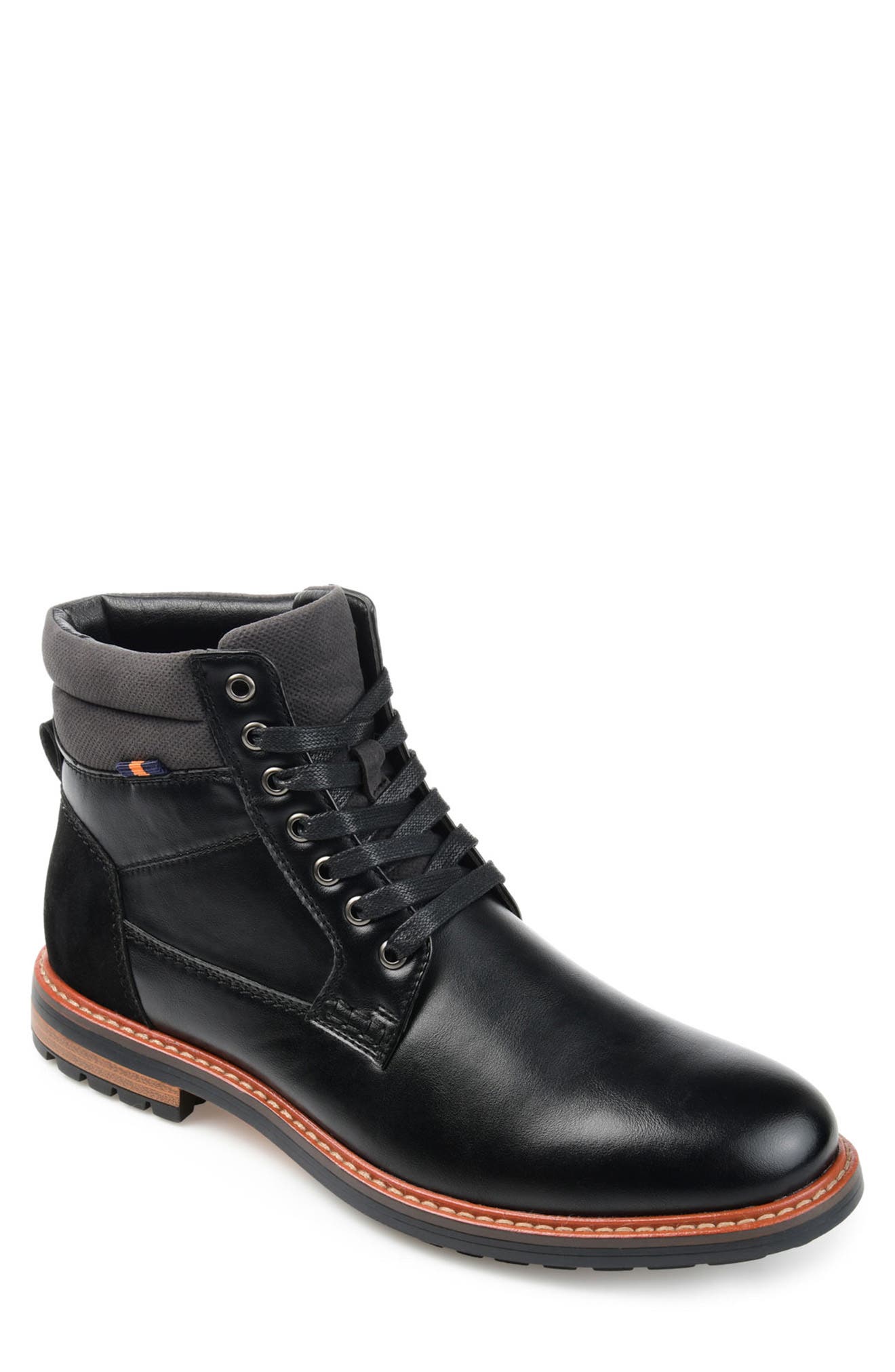 VANCE CO Reeves Vegan Leather Ankle Boot, Main, color, 