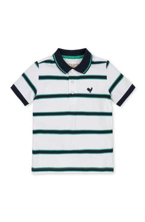 Kids' Organic Short Sleeve Jersey Polo (Little Kid and Big Kid)
