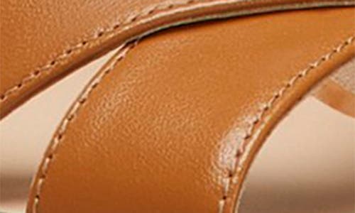 Stuart Weitzman Heel Strap Sandals With Braided Cross Design In Macchiato/natural