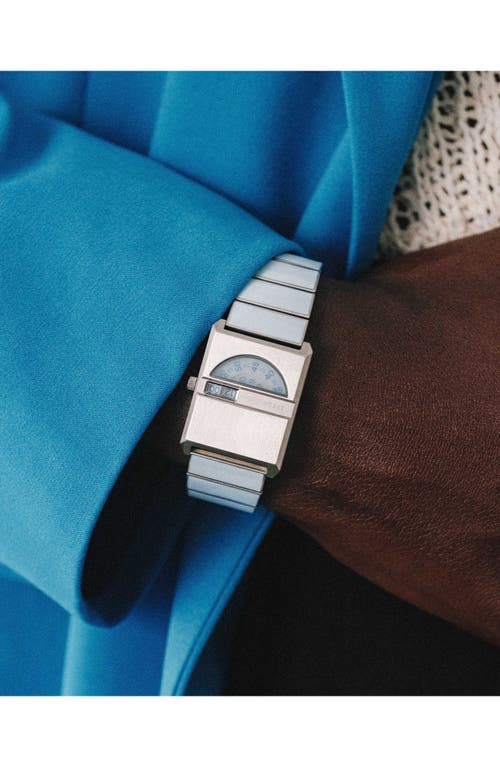 Breda Pulse Tandem Stainless Steel Bracelet Watch, 26mm