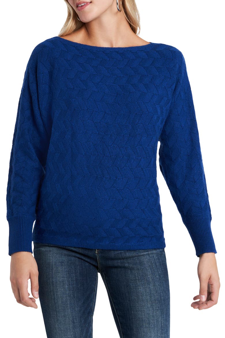 Dolman Sleeve Sweater, Main, color, PRUSSIAN BLUE