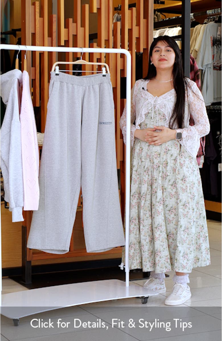 Big Simmi Wide Leg Sweatpants, sales video thumbnail