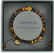 Caputo & Co. Cross Beaded Bracelet