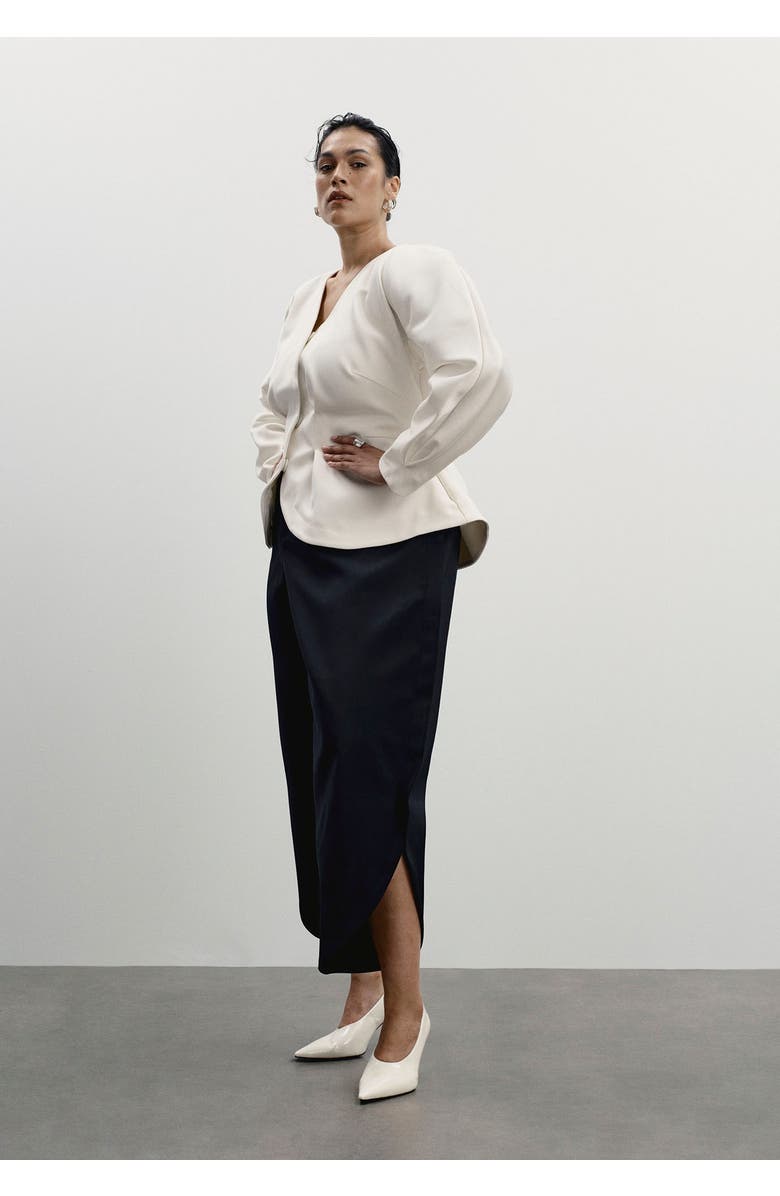 11 Honoré Crescent Moon Jacket, Alternate, color, Vanilla Ice