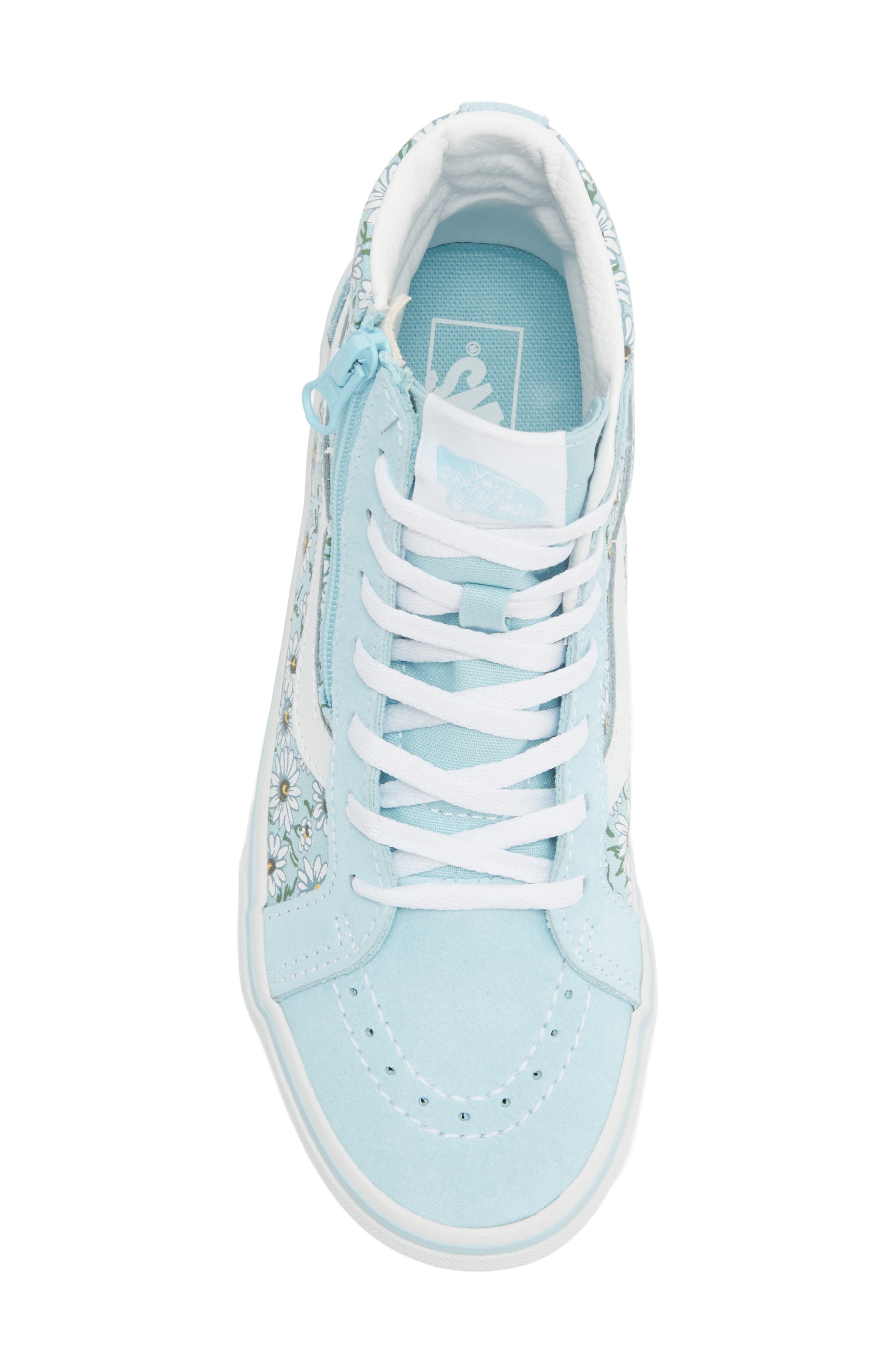 Kids' Sk8-Hi Reissue Side Zip Sneaker, Alternate, color, BLUE TRUE WHITE