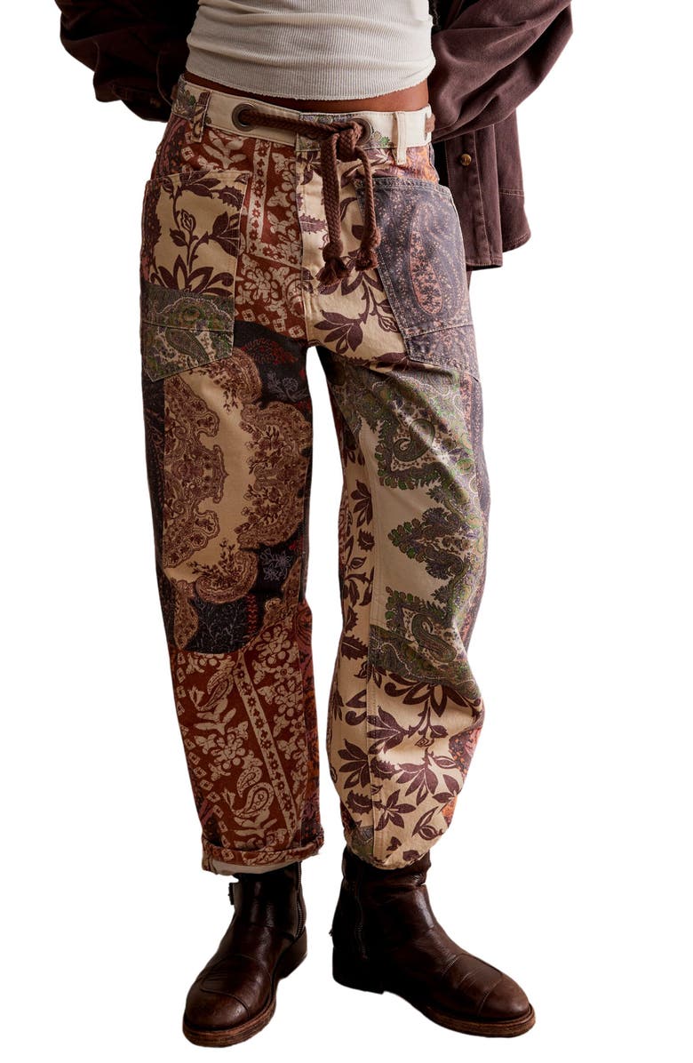 Free People Moxie Print Pants, Main, color,