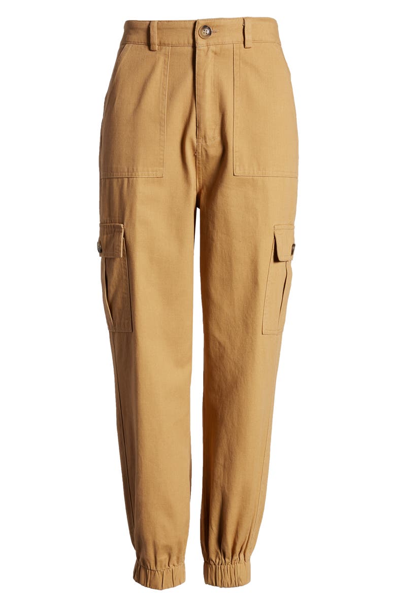 Know One Cares Cotton Cargo Jogger Pants, Alternate, color, 