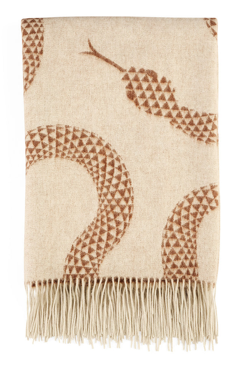 Jonathan Adler Eden Merino Wool Throw Blanket, Main, color,