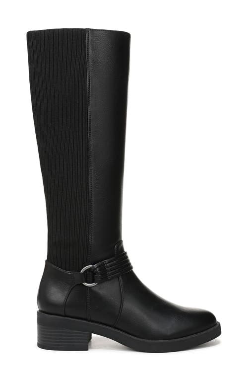 Lifestride Brighton Round Toe Tall Boots In Black