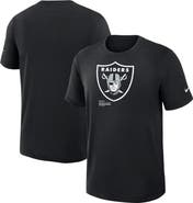 Nike Men's Nike Black Las Vegas Raiders Left End Run Slub Performance T-Shirt