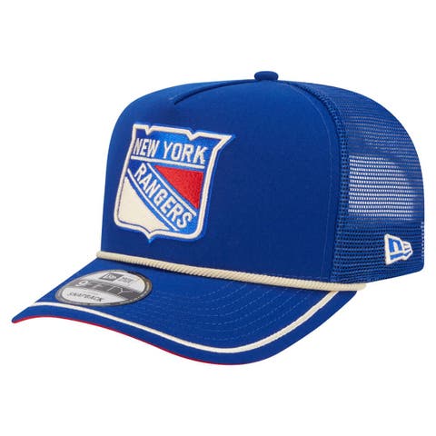 Men's New Era  Blue New York Rangers Vintage Team Rope A-Frame 9FIFTY Snapback Hat