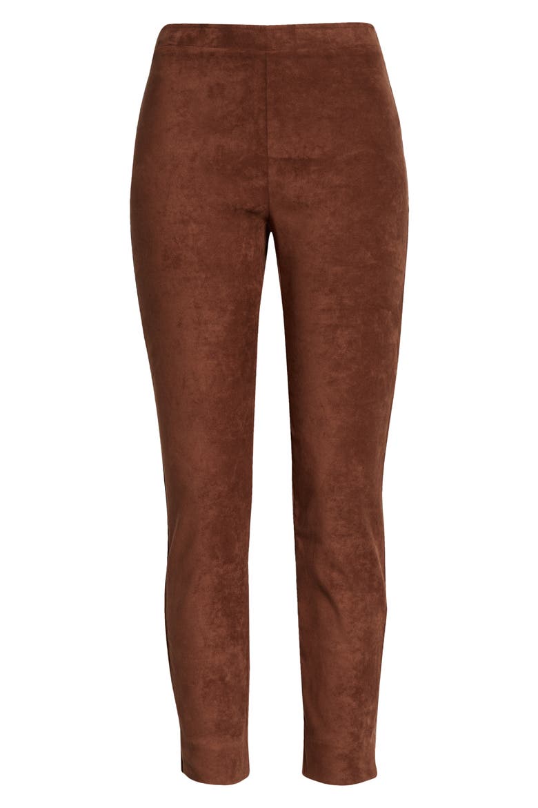 Lori Faux Suede Pants, Alternate, color, CAMEL