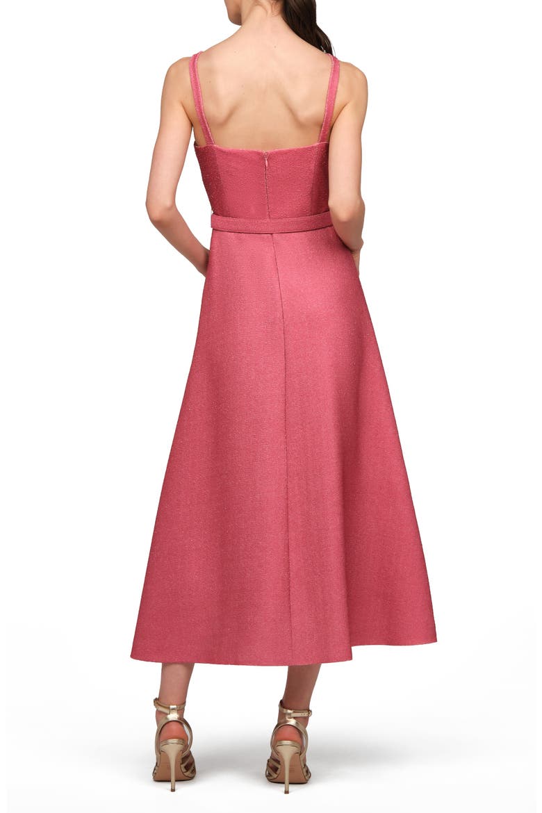 Sylvie Floral Print A-Line Dress, Alternate, color, ANTIQUE ROSE