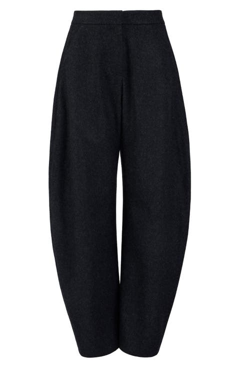 Round Felted Wool Pants