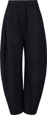 Alaïa Round Felted Wool Pants