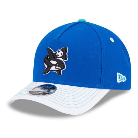 Men's New Era  Blue/White Seattle Sounders FC 2025 Jersey Hook 9FORTY M-Crown Adjustable Hat