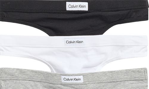 Calvin Klein Assorted 3-pack Thongs In Multi