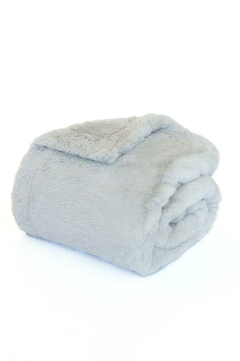 Carmel Cuddle Faux Fur Personal Throw Blanket