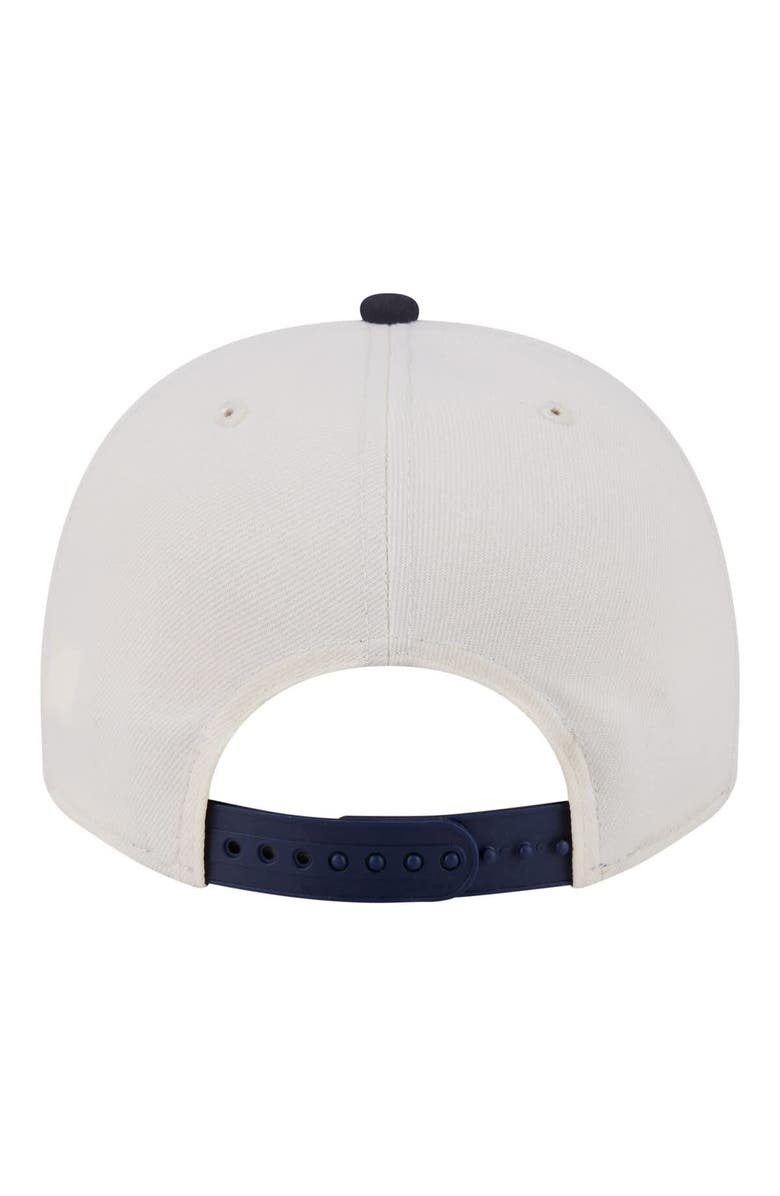 New Era Men's New Era Cream New York Yankees Throwback Tri-Hit A-Frame 9FIFTY Adjustable Hat, Alternate, color, Cream