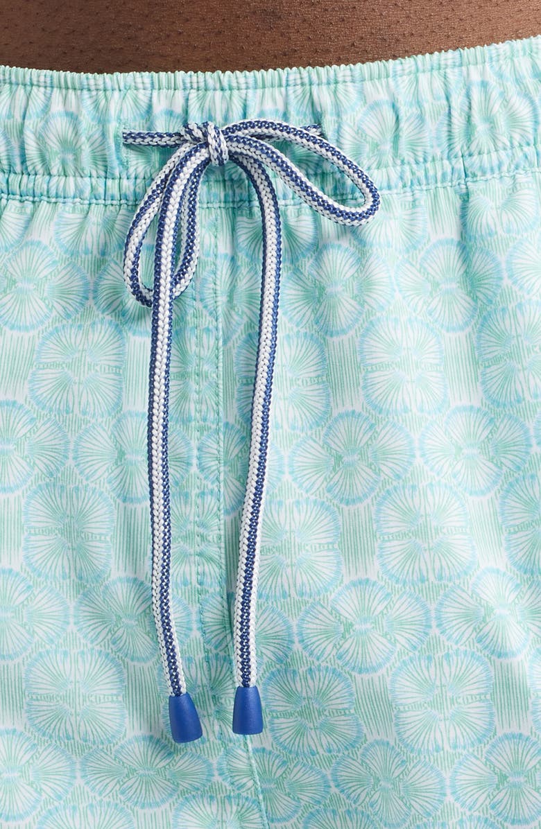 Peter Millar Tide Lines Swim Trunks, Alternate, color, Rainforest