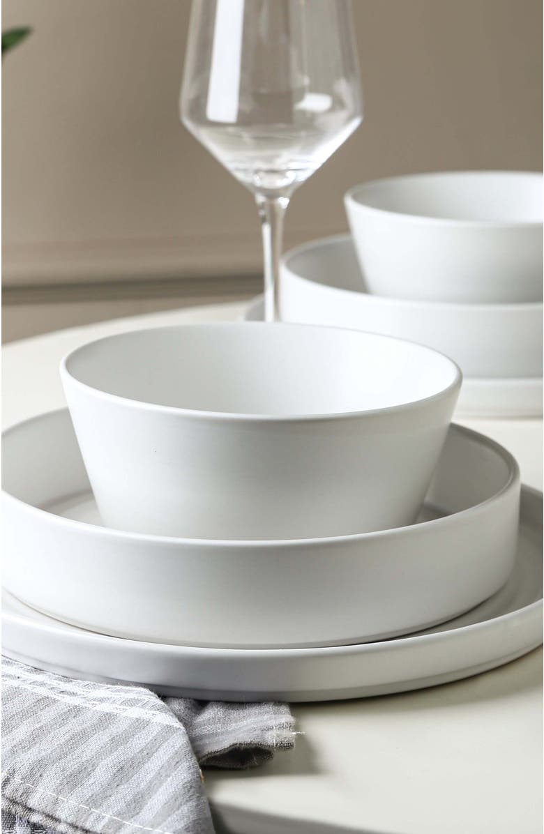 Stone Lain Elica Stoneware 12-Piece Dinnerware Set, Alternate, color, 