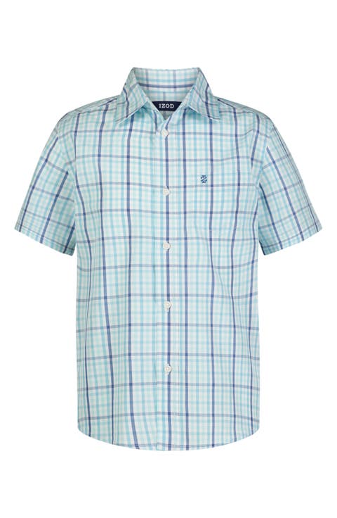 Kids' Breeze Plaid Short Sleeve Shirt (Big Kid)