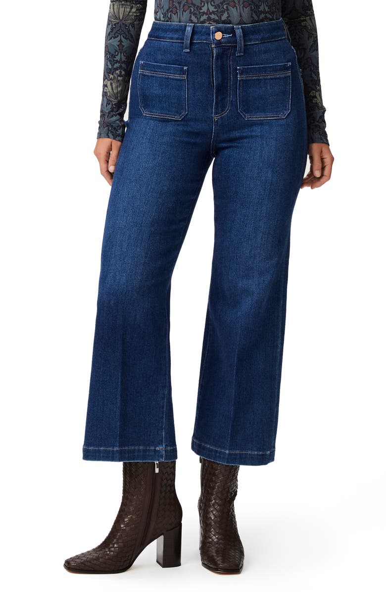 PAIGE Spotlight Patch Pocket Wide Leg Jeans, Main, color, 