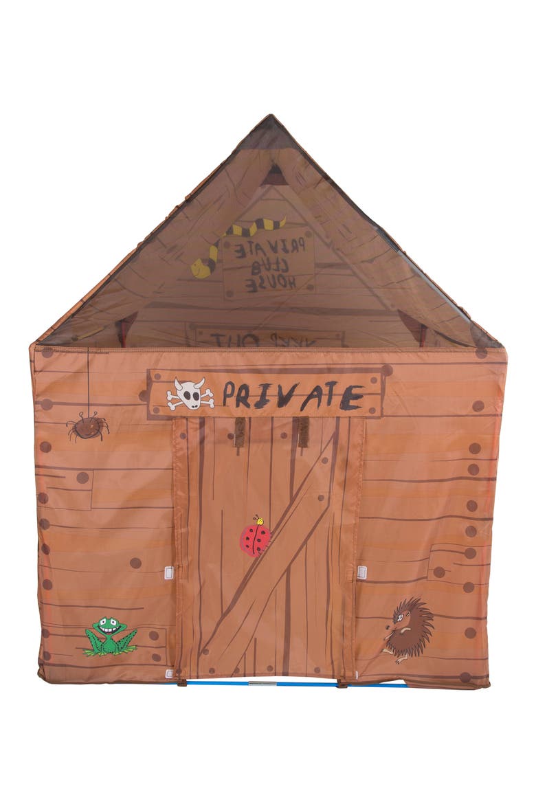 Kids' Indoor Play Clubhouse, Alternate, color, BROWN