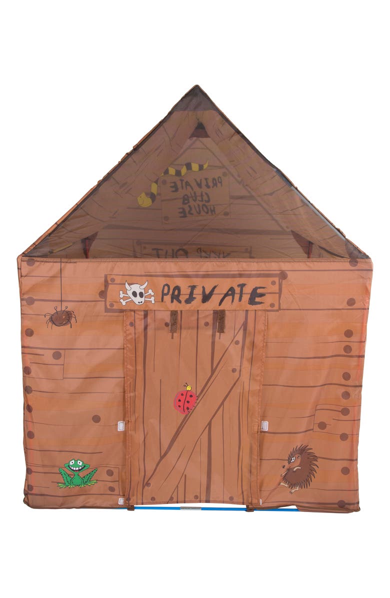 Pacific Play Tents Kids' Indoor Play Clubhouse, Alternate, color, Brown