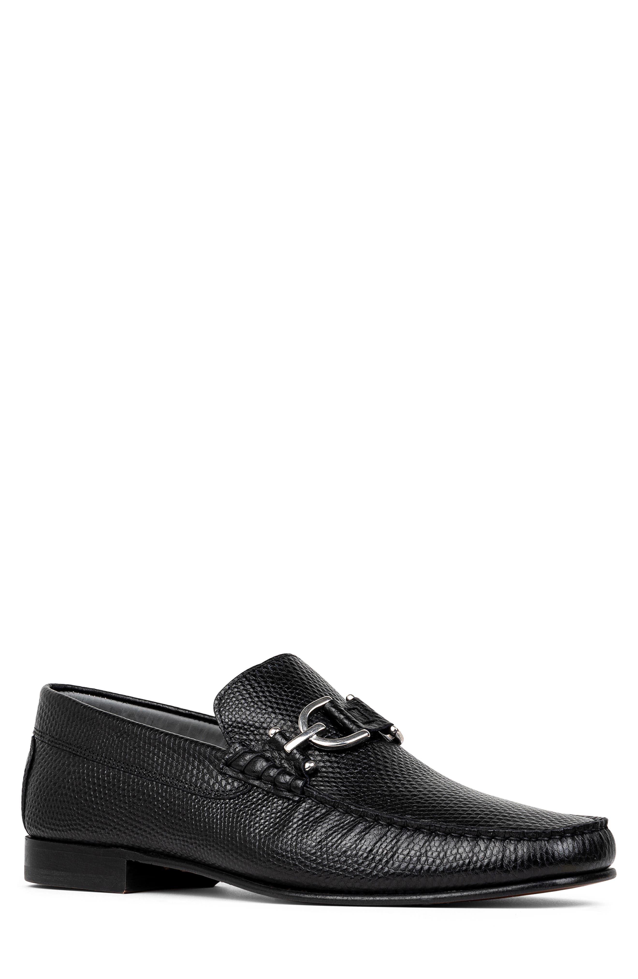 Donald Pliner Dacio Bit Loafer, Main, color, Black