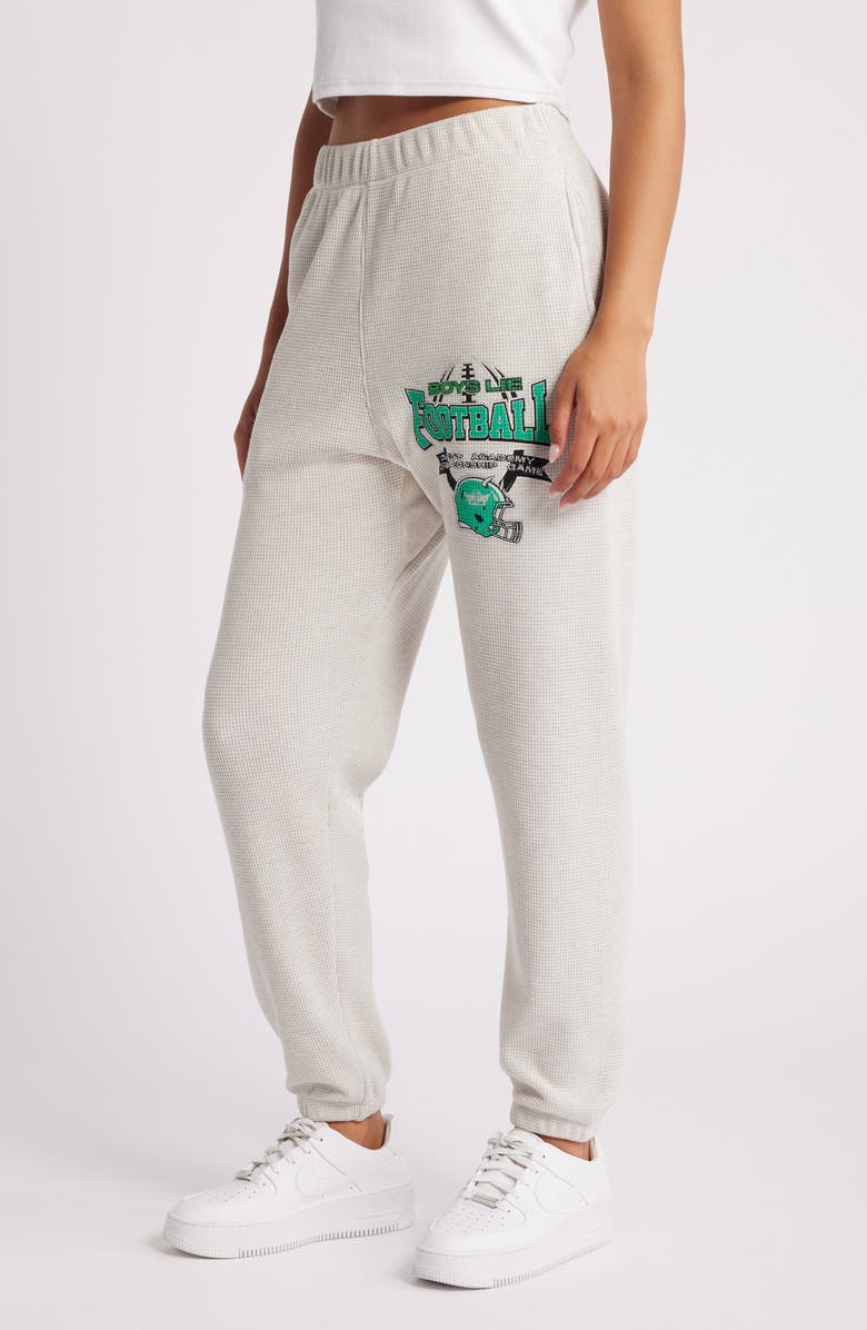 BOYS LIE Don't Fumble Mac Waffle Knit Slim Leg Joggers, Alternate, color,