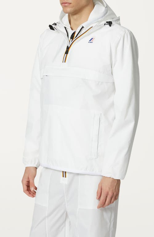 K-way Le Vrai 4.0 Leon Water Repellent Anorak In White