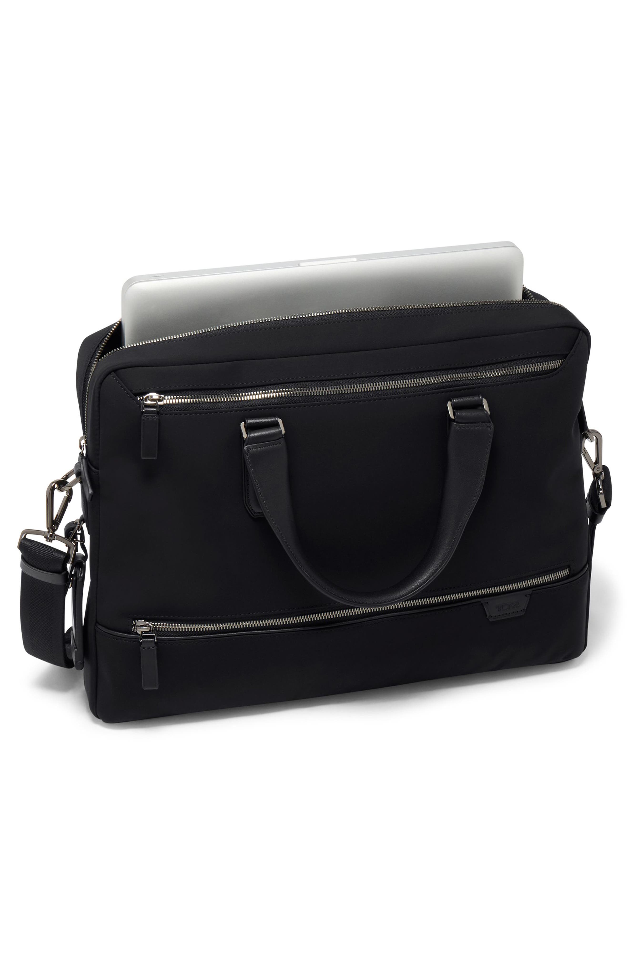 TUMI Harrison Avondale Top Zip Briefcase, Alternate, color, Black