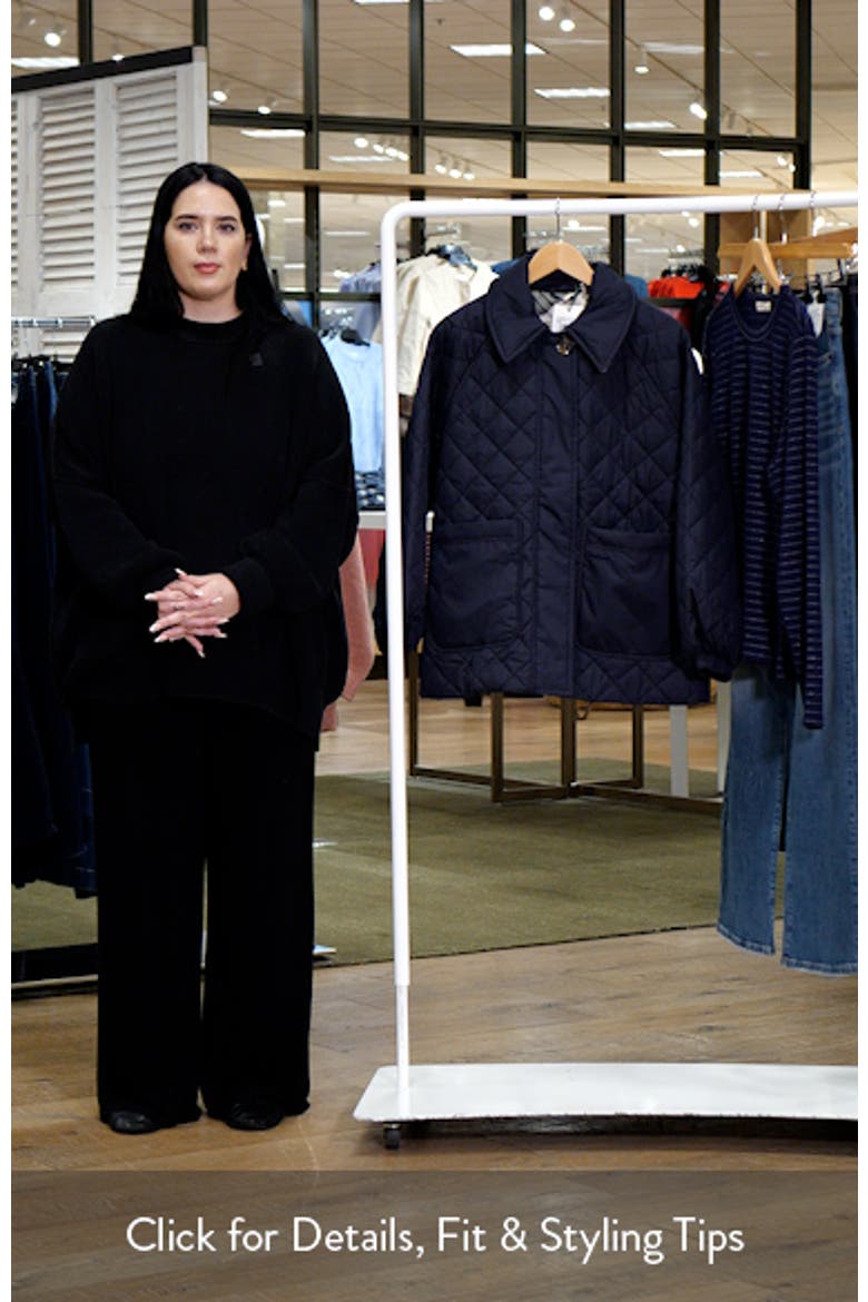 Laoise Diamond Quilted Jacket video