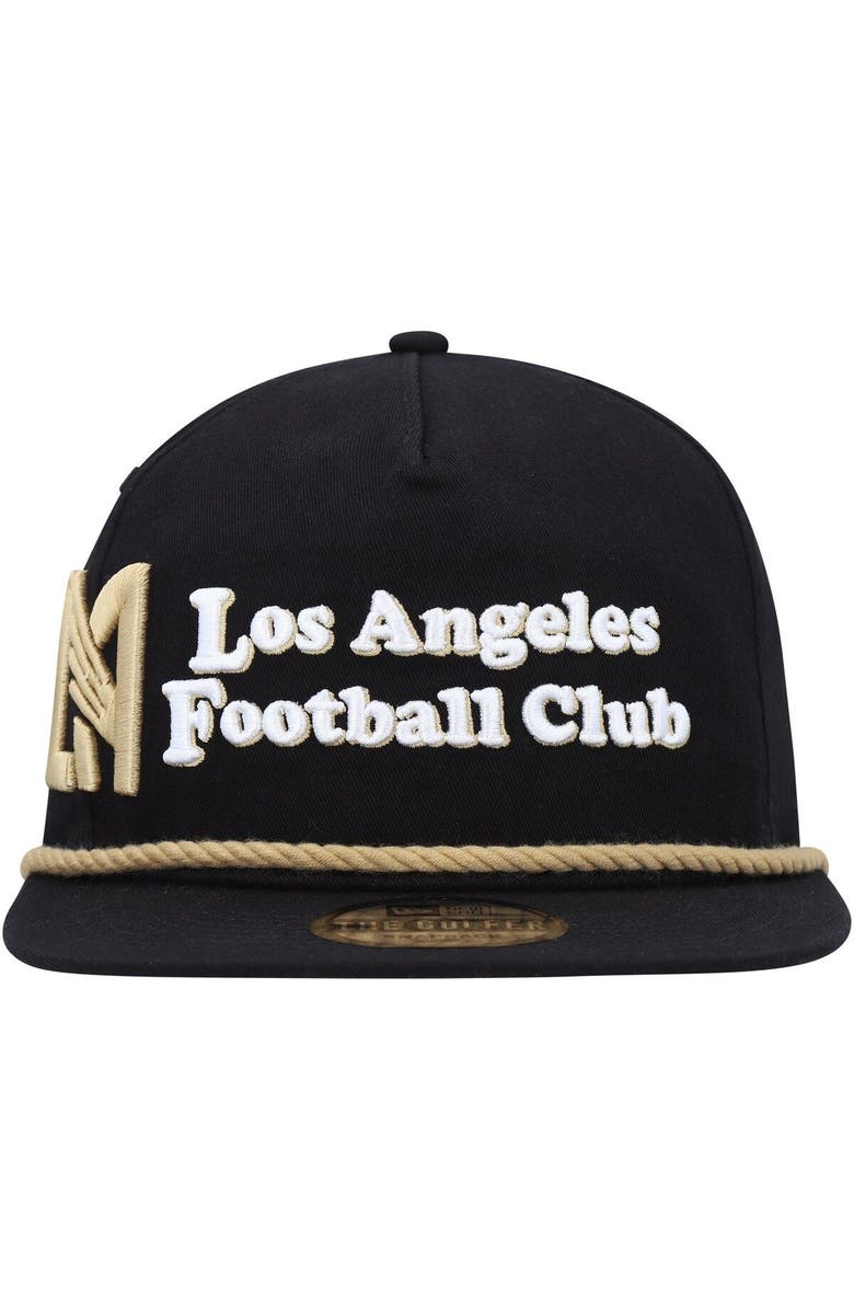 New Era Men's New Era Black LAFC Heritage The Golfer Snapback Hat, Alternate, color, Black