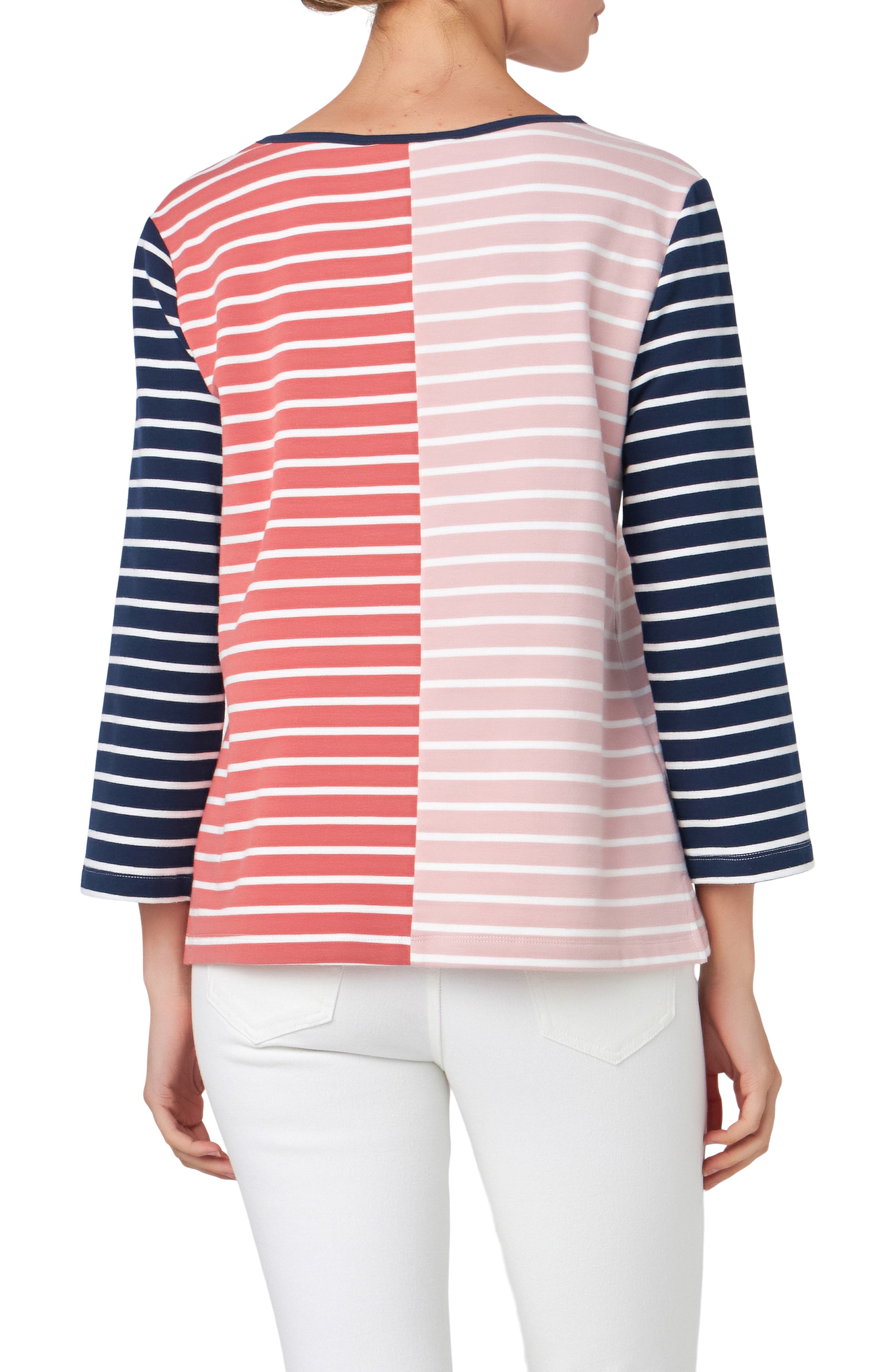 Stripe Colorblock Top - image 2