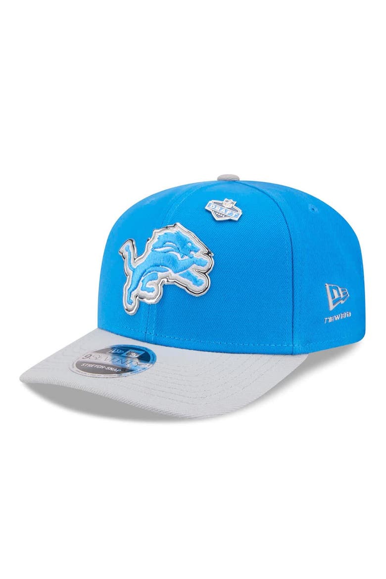 Men's New Era  Blue/Silver Detroit Lions 2026 NFL Draft 9SEVENTY Adjustable Hat, Main, color, Blue