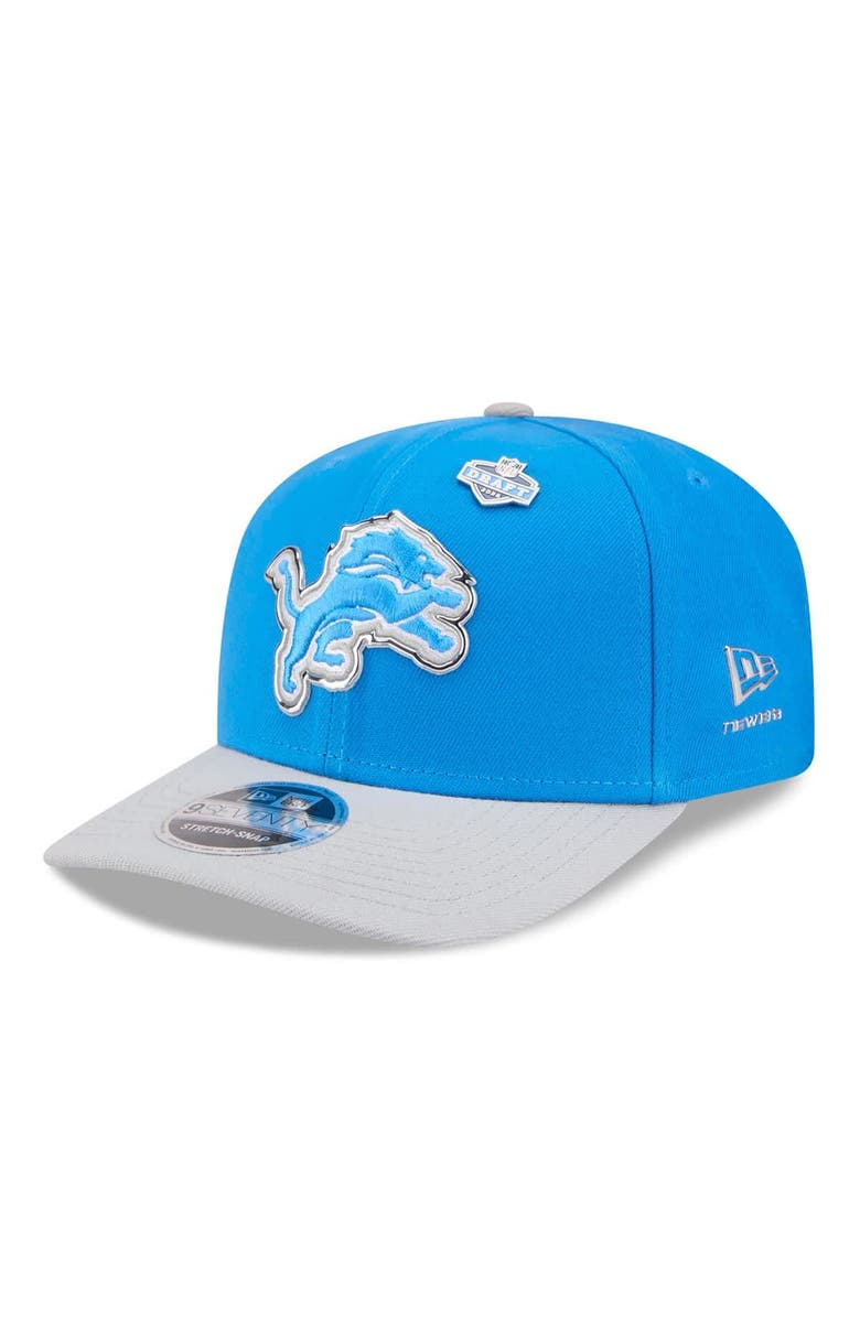 New Era Men's New Era  Blue/Silver Detroit Lions 2026 NFL Draft 9SEVENTY Adjustable Hat, Main, color, Blue
